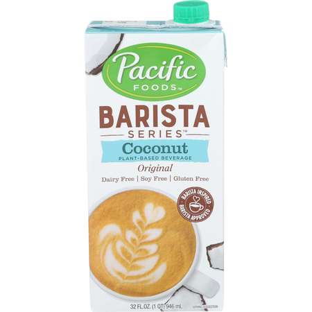 PACIFIC FOODS Barista Series Original Coconut Milk 32 fl. oz. Carton, PK12 04313